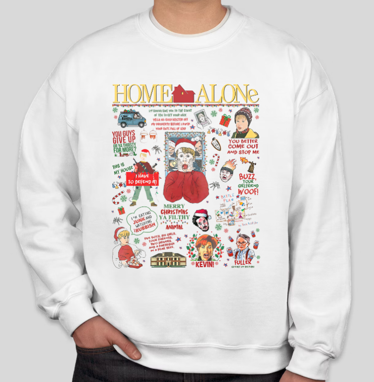 Home Alone Collage Crewneck