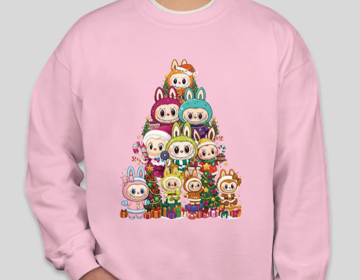 Christmas Labubu Crewneck