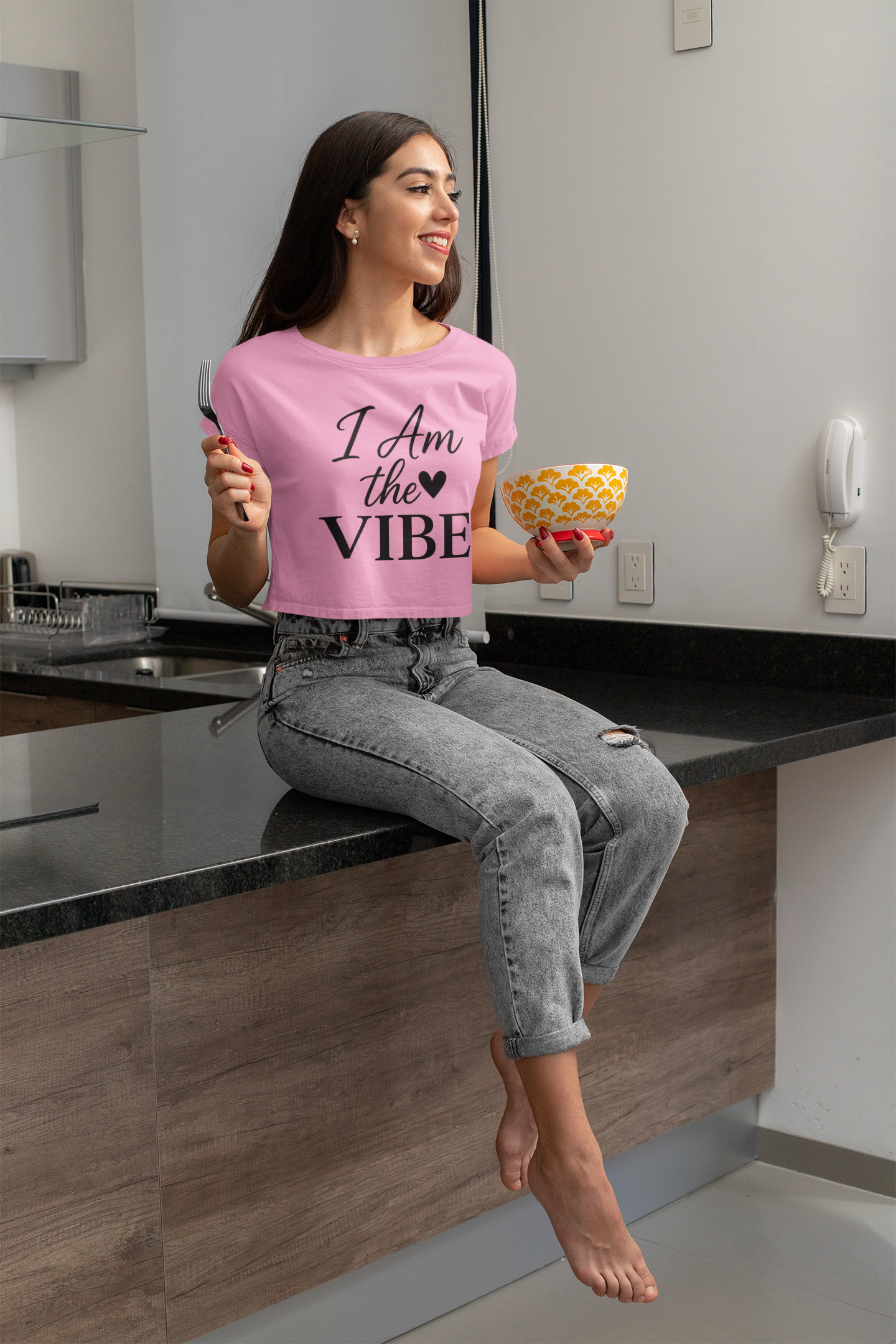 I Am the Vibe Crop Top