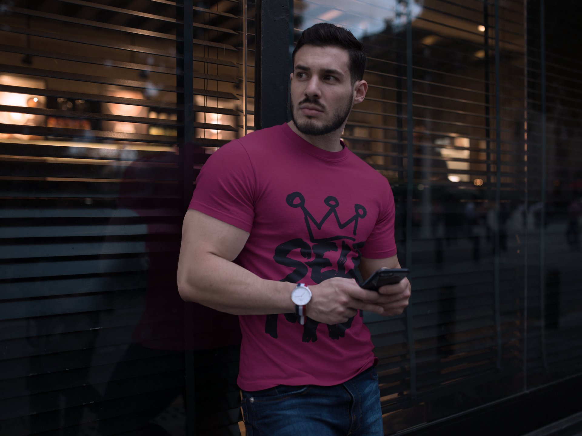 SELF MADE” graphic T-Shirt