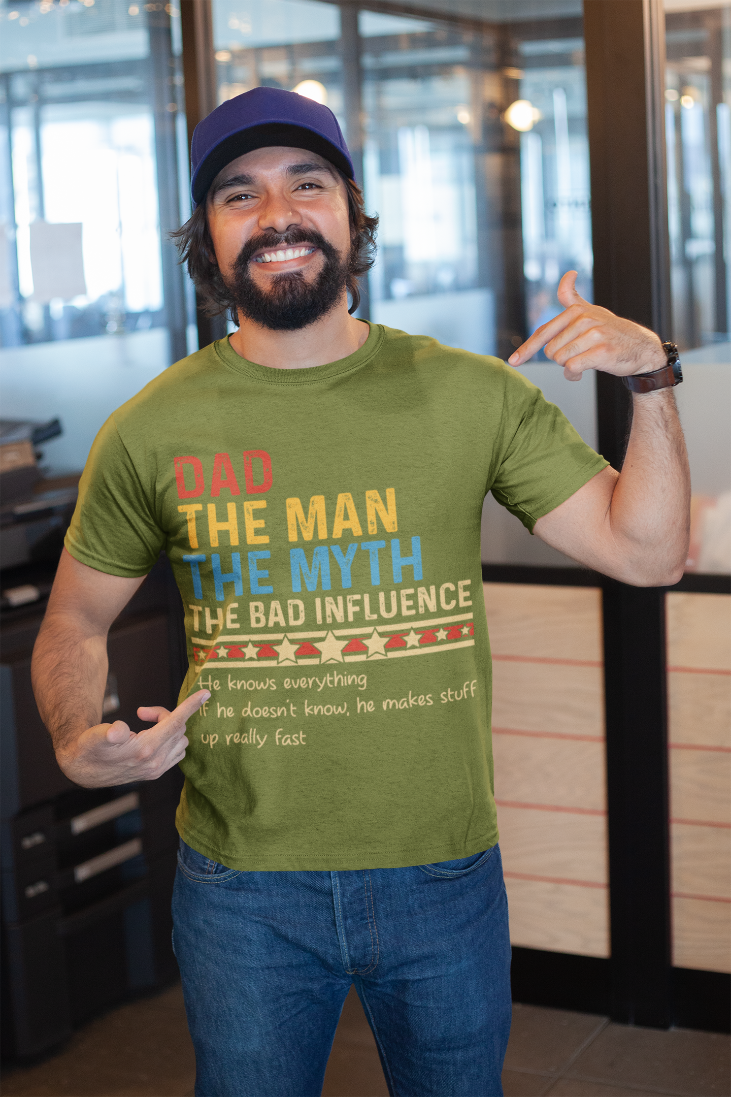 The Man, The Myth, The Bad Influence T-Shirt