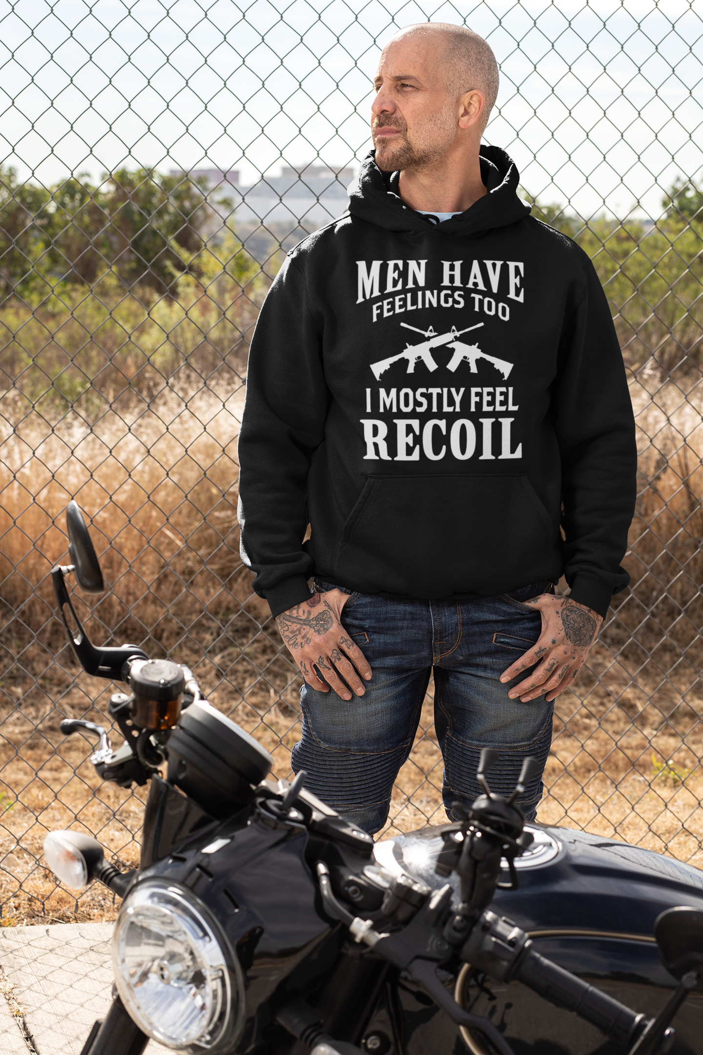 Men Have Feelings Too… I Mostly Feel Recoil T-Shirt